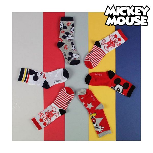 Socken Mickey Mouse 2200006750_T0304-C65 Rot