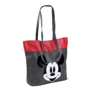 Handtasche Mickey Mouse Schwarz (38 x 32 x 13 cm)