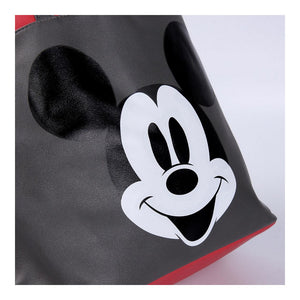 Handtasche Mickey Mouse Schwarz (38 x 32 x 13 cm)