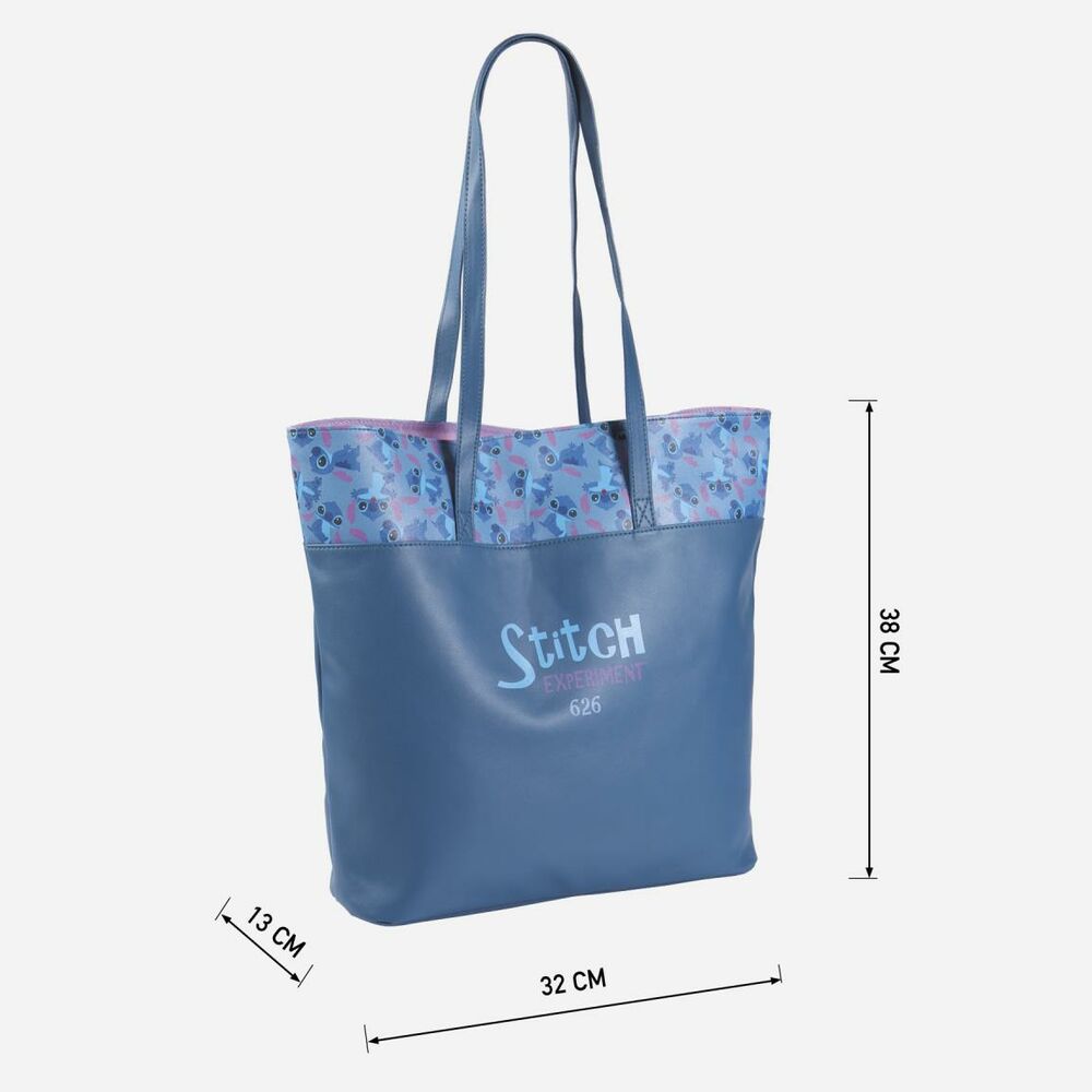 Handtasche Stitch Blau (38 x 32 x 13 cm)