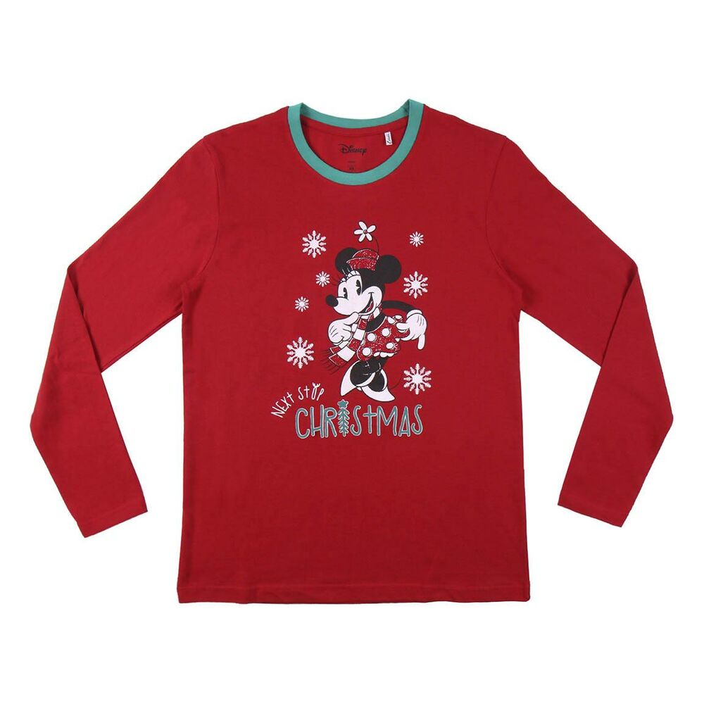 Schlafanzug Mickey Mouse Damen Rot