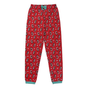 Schlafanzug Mickey Mouse Damen Rot