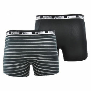 Herren-Boxershorts Puma Spacedye Schwarz (2 pcs)