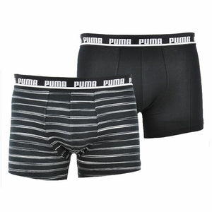 Herren-Boxershorts Puma Spacedye Schwarz (2 pcs)