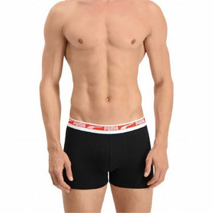 Herren-Boxershorts Puma Multi  Schwarz (2 pcs)