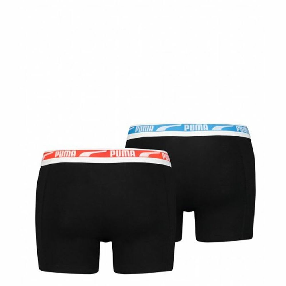 Herren-Boxershorts Puma Multi  Schwarz (2 pcs)