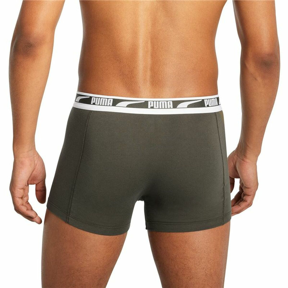 Herren-Boxershorts Puma Multilogo 2 Stücke