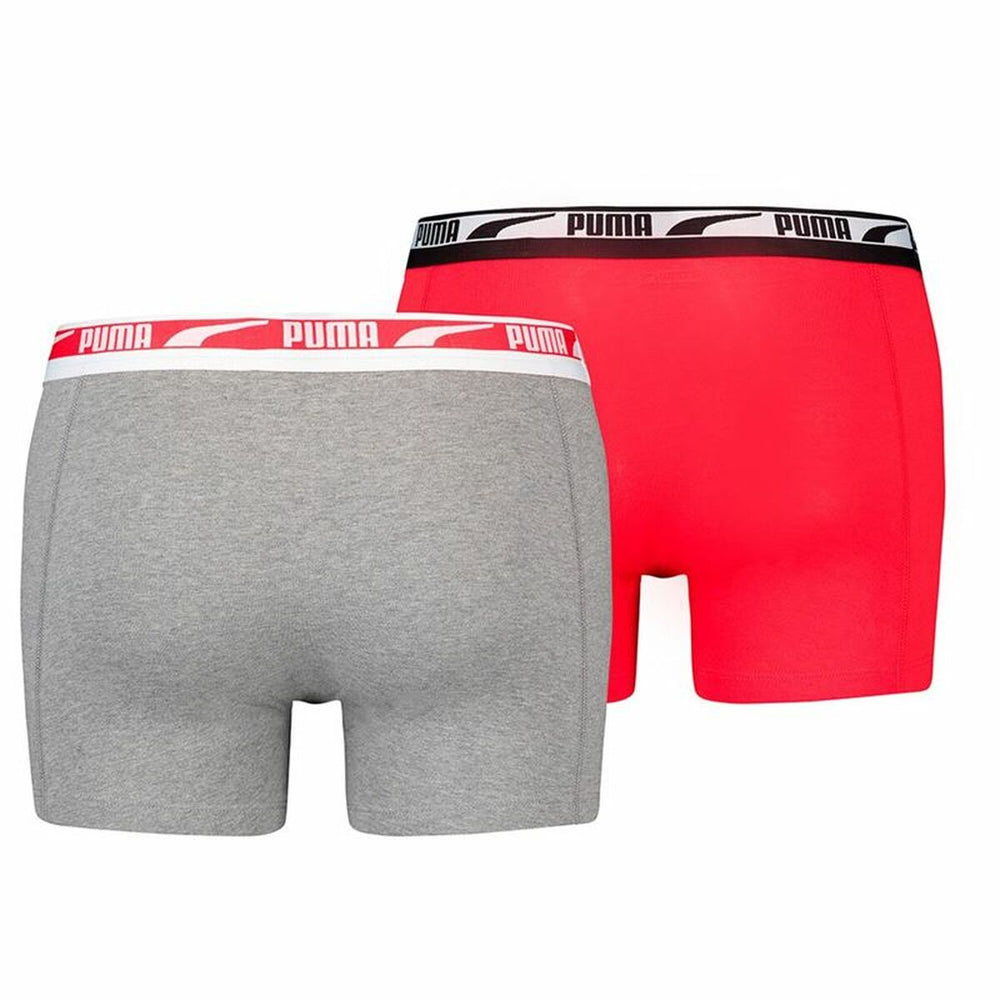 Herren-Boxershorts Puma Multilogo 2 Stücke