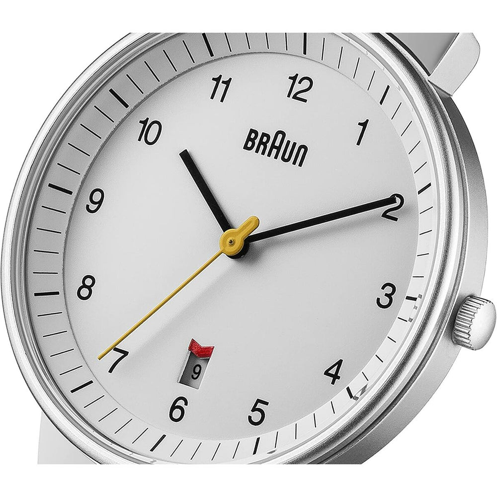 Unisex-Uhr Braun Schwarz Analog (Restauriert A)