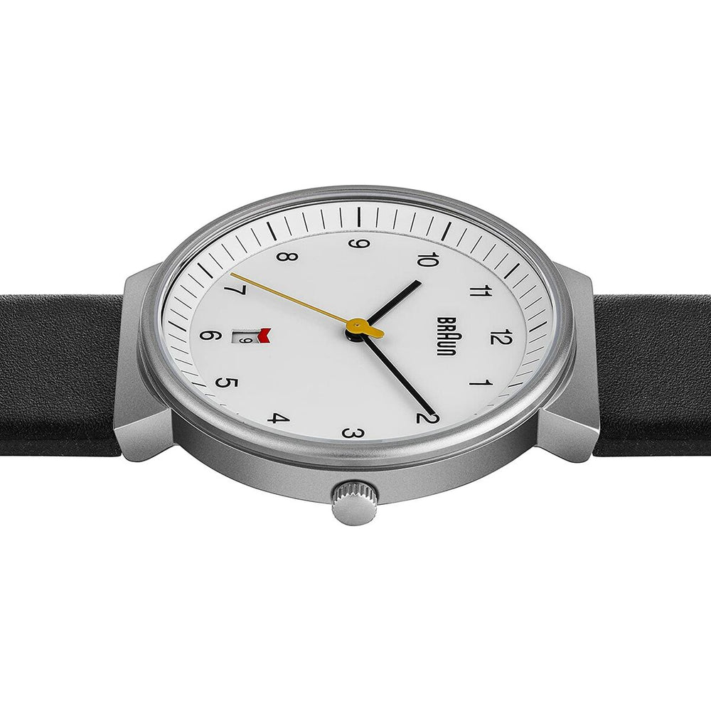 Unisex-Uhr Braun Schwarz Analog (Restauriert A)