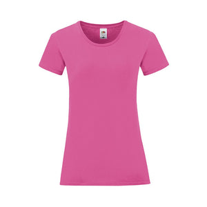 Damen Kurzarm-T-Shirt 141325 100 % Baumwolle