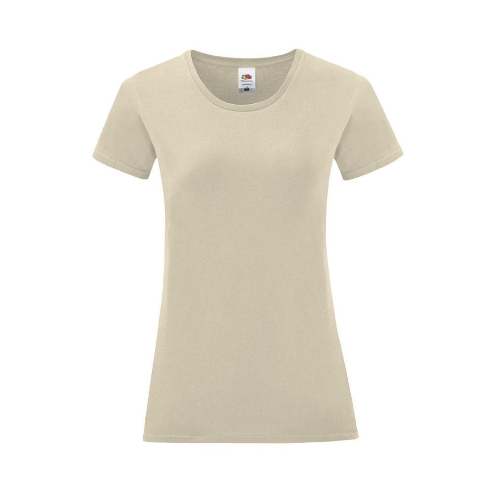 Damen Kurzarm-T-Shirt 141325 100 % Baumwolle