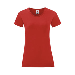 Damen Kurzarm-T-Shirt 141325 100 % Baumwolle