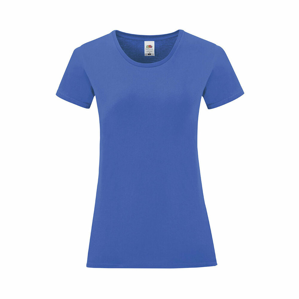 Damen Kurzarm-T-Shirt 141325 100 % Baumwolle