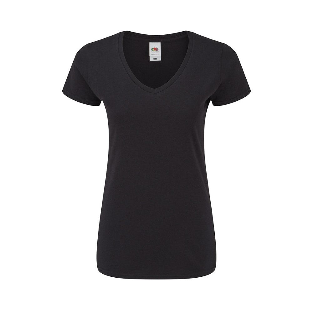 Damen Kurzarm-T-Shirt 141327 100 % Baumwolle