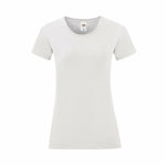 Damen Kurzarm-T-Shirt 141317 100 % Baumwolle