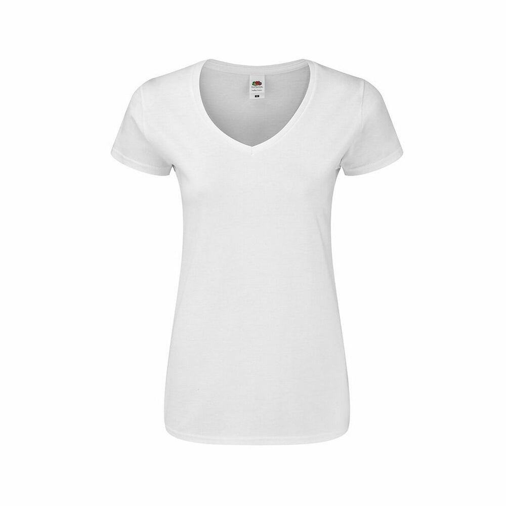 Damen Kurzarm-T-Shirt 141319 100 % Baumwolle